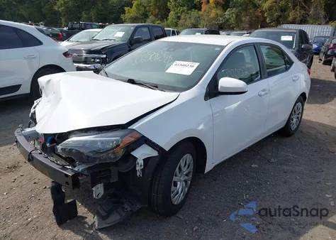 2018 Toyota Corolla Le из США, поврежденный, VIN 2T1BURHE2JC115000